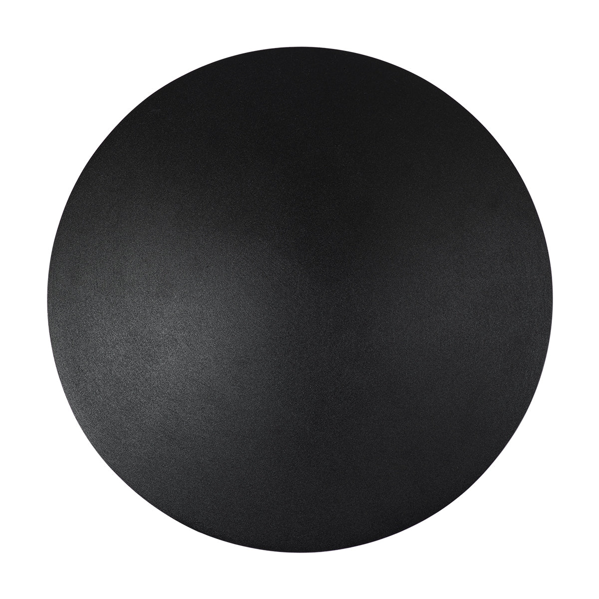 GloboStar® HELIO-R 60494 Φωτιστικό Τοίχου - Απλίκα Αρχιτεκτονικού Φωτισμού Εξωτερικού Χώρου LED 12W 1440lm 120° x 360° AC 220-240V Αδιάβροχο IP65 Φ26 x Π5cm - Φυσικό Λευκό 4500K - Μαύρο - Στρόγγυλο - Bridgelux Chip - ledmania.gr