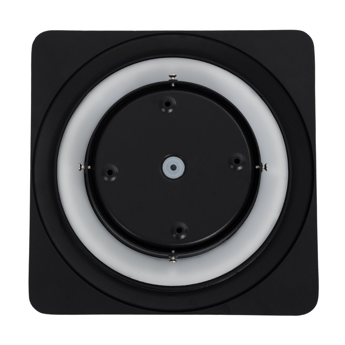 GloboStar® HELIO-S 60497 Φωτιστικό Τοίχου - Απλίκα Αρχιτεκτονικού Φωτισμού Εσωτερικού/Εξωτερικού Χώρου LED 12W 1440lm 120° x 360° AC 220-240V Αδιάβροχο IP65 Μ26 x Π5 x Υ26cm - Φυσικό Λευκό 4500K - Μαύρο - Τετράγωνο - Bridgelux Chip - 3 Years Warranty - ledmania.gr