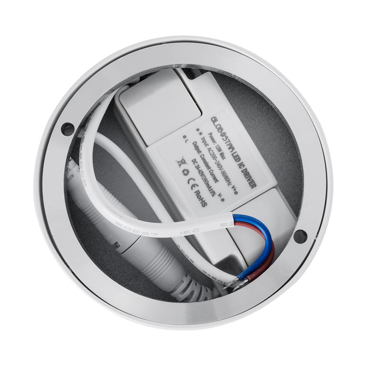 GloboStar® DETRONIC 60501 Επιφανειακό Κινούμενο Spot Downlight LED 10W 1300lm 24° AC 220-240V IP20 Φ9cm x Υ16cm - Στρόγγυλο - Λευκό - Φυσικό Λευκό 4500K - Bridgelux COB - TÜV Certified Driver - 5 Χρόνια Εγγύηση - ledmania.gr
