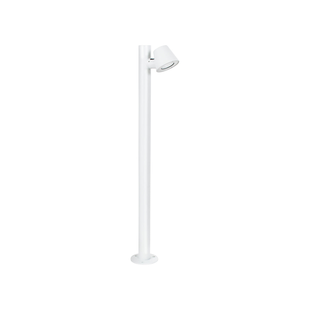 GloboStar® GARDENIA 60506 Φωτιστικό Κήπου - Κολωνάκι Αρχιτεκτονικού Φωτισμού Εξωτερικού Χώρου LED 7W 700lm 60° AC220-240V Αδιάβροχο IP65 - Σώμα Αλουμινίου & Tempered Glass - Μ12 x Π18 x Υ90cm - Θερμό Λευκό 2700K - Λευκό - Bridgelux Chip - 5 Years Warranty - ledmania.gr
