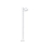 GloboStar® GARDENIA 60506 Φωτιστικό Κήπου - Κολωνάκι Αρχιτεκτονικού Φωτισμού Εξωτερικού Χώρου LED 7W 700lm 60° AC220-240V Αδιάβροχο IP65 - Σώμα Αλουμινίου & Tempered Glass - Μ12 x Π18 x Υ90cm - Θερμό Λευκό 2700K - Λευκό - Bridgelux Chip - 5 Years Warranty - ledmania.gr