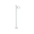 GloboStar® GARDENIA 60506 Φωτιστικό Κήπου - Κολωνάκι Αρχιτεκτονικού Φωτισμού Εξωτερικού Χώρου LED 7W 700lm 60° AC220-240V Αδιάβροχο IP65 - Σώμα Αλουμινίου & Tempered Glass - Μ12 x Π18 x Υ90cm - Θερμό Λευκό 2700K - Λευκό - Bridgelux Chip - 5 Years Warranty - ledmania.gr
