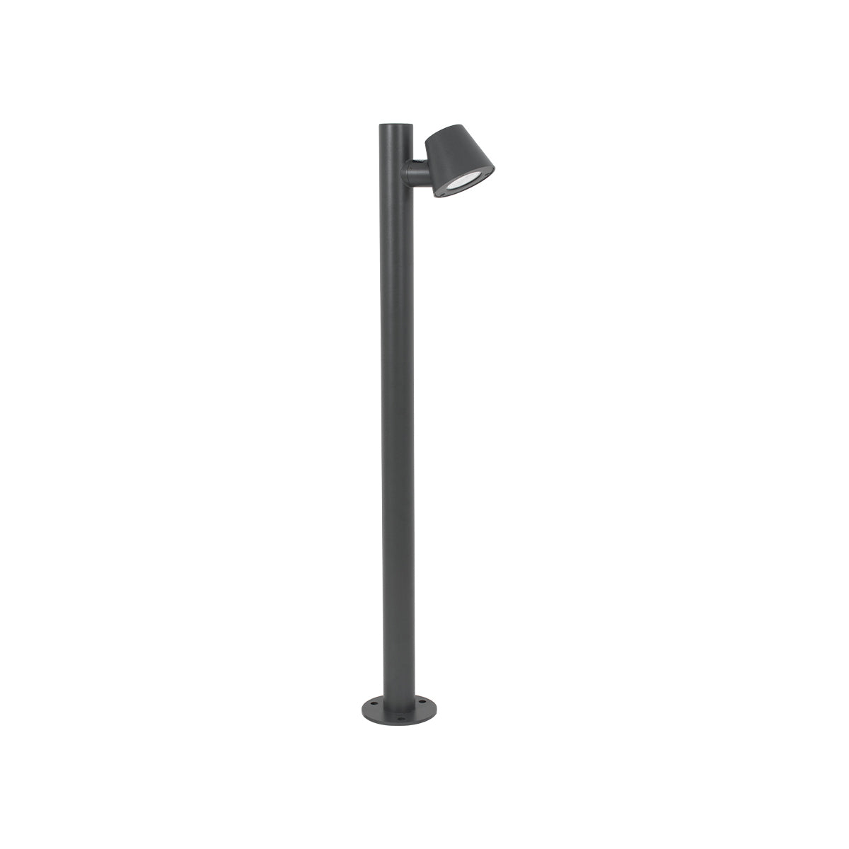 GloboStar® GARDENIA 60507 Φωτιστικό Κήπου - Κολωνάκι Αρχιτεκτονικού Φωτισμού Εξωτερικού Χώρου LED 7W 700lm 60° AC220-240V Αδιάβροχο IP65 - Σώμα Αλουμινίου & Tempered Glass - Μ12 x Π18 x Υ90cm - Θερμό Λευκό 2700K - Γκρι Ανθρακί - Bridgelux Chip - 5 Year... - ledmania.gr