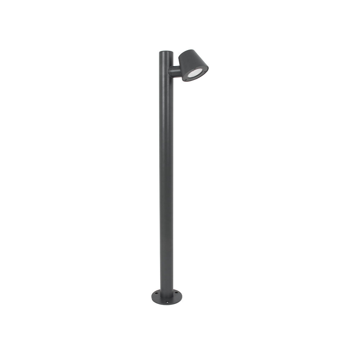 GloboStar® GARDENIA 60507 Φωτιστικό Κήπου - Κολωνάκι Αρχιτεκτονικού Φωτισμού Εξωτερικού Χώρου LED 7W 700lm 60° AC220-240V Αδιάβροχο IP65 - Σώμα Αλουμινίου & Tempered Glass - Μ12 x Π18 x Υ90cm - Θερμό Λευκό 2700K - Γκρι Ανθρακί - Bridgelux Chip - 5 Year... - ledmania.gr
