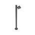 GloboStar® GARDENIA 60507 Φωτιστικό Κήπου - Κολωνάκι Αρχιτεκτονικού Φωτισμού Εξωτερικού Χώρου LED 7W 700lm 60° AC220-240V Αδιάβροχο IP65 - Σώμα Αλουμινίου & Tempered Glass - Μ12 x Π18 x Υ90cm - Θερμό Λευκό 2700K - Γκρι Ανθρακί - Bridgelux Chip - 5 Year... - ledmania.gr