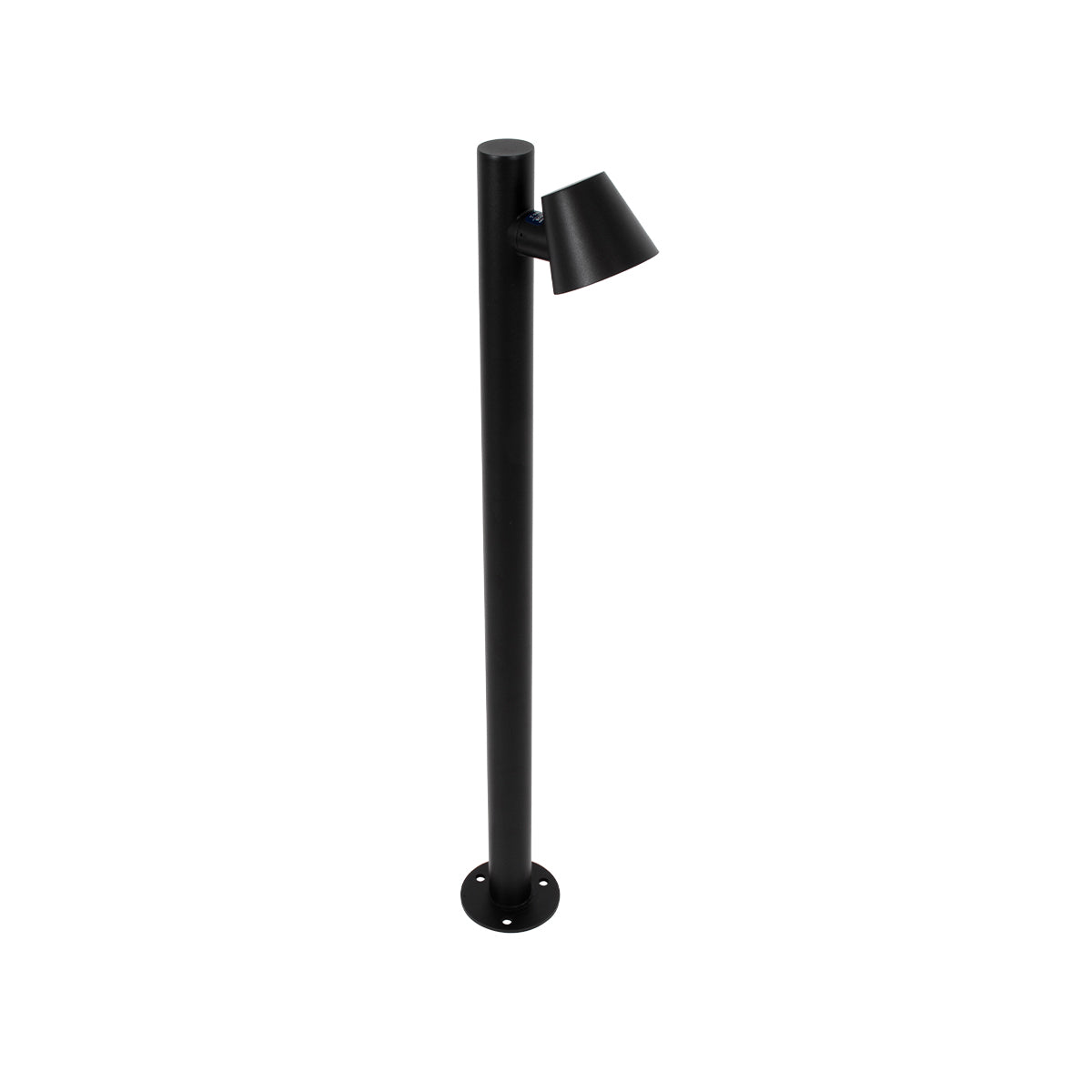 GloboStar® GARDENIA 60508 Φωτιστικό Κήπου - Κολωνάκι Αρχιτεκτονικού Φωτισμού Εξωτερικού Χώρου LED 7W 700lm 60° AC220-240V Αδιάβροχο IP65 - Σώμα Αλουμινίου & Tempered Glass - Μ12 x Π18 x Υ90cm - Θερμό Λευκό 2700K - Μαύρο - Bridgelux Chip - 5 Years Warranty - ledmania.gr