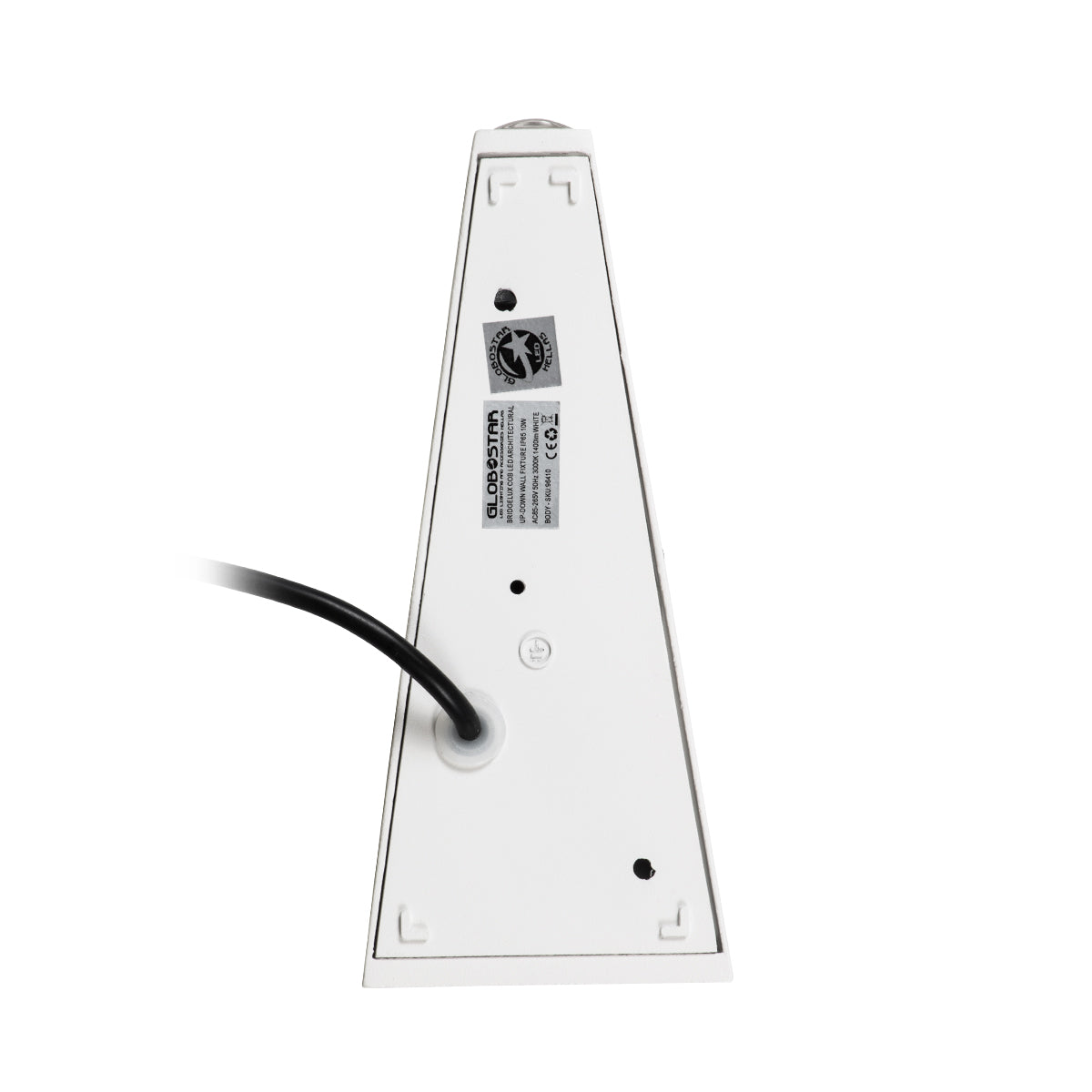GloboStar® TRIANDE 60551 Φωτιστικό Τοίχου - Απλίκα Αρχιτεκτονικού Φωτισμού Εσωτερικού/Εξωτερικού Χώρου Up & Down LED 10W 1150lm 5° & 60° AC 220-240V Αδιάβροχο IP65 Μ8.5 x Π8.5 x Υ20cm - Θερμό Λευκό 2700K - Λευκό - Bridgelux Chip - 3 Χρόνια Εγγύηση - ledmania.gr