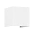 GloboStar® AXIS-S 60563 Φωτιστικό Τοίχου - Απλίκα Αρχιτεκτονικού Φωτισμού Εξωτερικού Χώρου Up & Down LED 10W 1200lm 10 έως 60° AC 220-240V Αδιάβροχο IP65 Μ10 x Π10 x Υ10cm - Φυσικό Λευκό 4500K - Λευκό - Bridgelux Chip - 3 Years Warranty - ledmania.gr