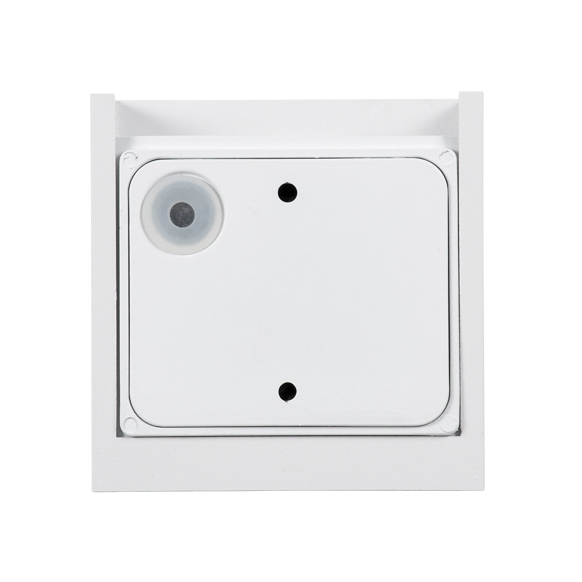 GloboStar® AXIS-S 60563 Φωτιστικό Τοίχου - Απλίκα Αρχιτεκτονικού Φωτισμού Εξωτερικού Χώρου Up & Down LED 10W 1200lm 10 έως 60° AC 220-240V Αδιάβροχο IP65 Μ10 x Π10 x Υ10cm - Φυσικό Λευκό 4500K - Λευκό - Bridgelux Chip - 3 Years Warranty - ledmania.gr