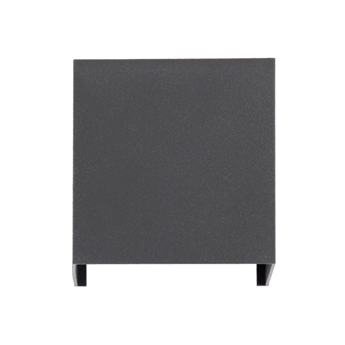 GloboStar® AXIS-S 60567 Φωτιστικό Τοίχου - Απλίκα Αρχιτεκτονικού Φωτισμού Εσωτερικού/Εξωτερικού Χώρου Up & Down LED 10W 1250lm 10 έως 60° AC 220-240V Αδιάβροχο IP65 Μ10 x Π10 x Υ10cm - Ψυχρό Λευκό 6000K - Γκρι Ανθρακί - Bridgelux Chip - 3 Χρόνια Εγγύηση - ledmania.gr