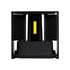 GloboStar® AXIS-S 60568 Φωτιστικό Τοίχου - Απλίκα Αρχιτεκτονικού Φωτισμού Εσωτερικού/Εξωτερικού Χώρου Up & Down LED 10W 1250lm 10 έως 60° AC 220-240V Αδιάβροχο IP65 Μ10 x Π10 x Υ10cm - Ψυχρό Λευκό 6000K - Μαύρο - Bridgelux Chip - 3 Χρόνια Εγγύηση - ledmania.gr
