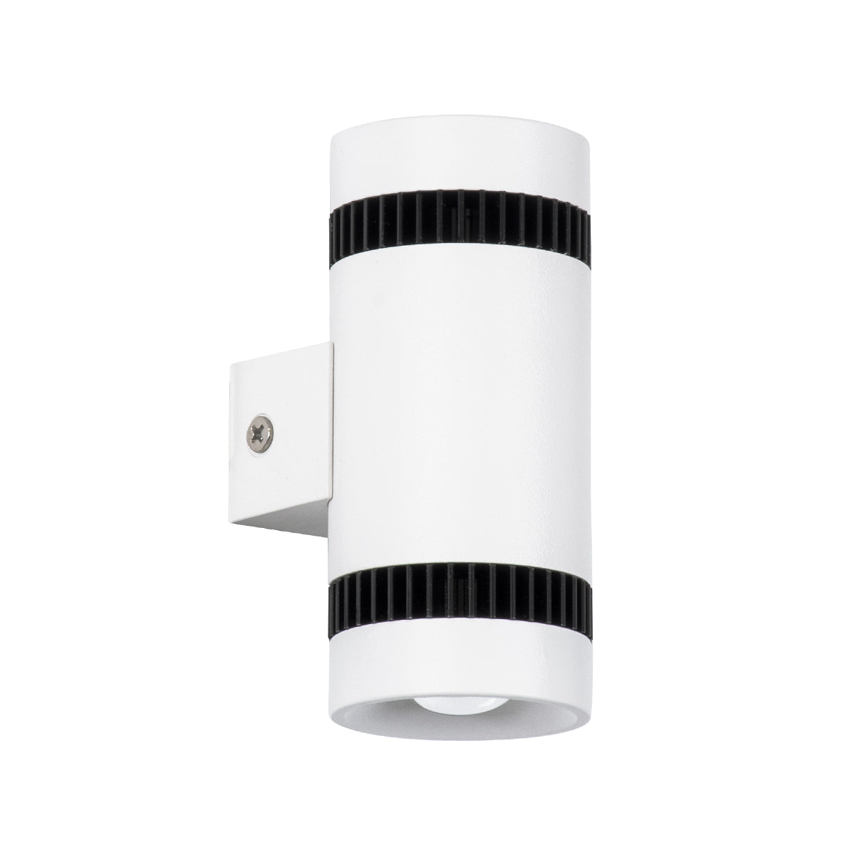 GloboStar® CANNONAL 60575 Φωτιστικό Τοίχου - Απλίκα Αρχιτεκτονικού Φωτισμού Εσωτερικού Χώρου Up & Down LED 10W 1150lm 30° AC 220-240V IP20 Μ5 x Π6.5 x Υ11cm - Θερμό Λευκό 2700K - Λευκό με Μαύρο - Bridgelux Chip - 3 Χρόνια Εγγύηση - ledmania.gr