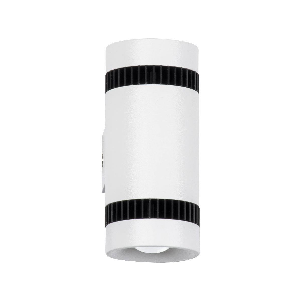 GloboStar® CANNONAL 60575 Φωτιστικό Τοίχου - Απλίκα Αρχιτεκτονικού Φωτισμού Εσωτερικού Χώρου Up & Down LED 10W 1150lm 30° AC 220-240V IP20 Μ5 x Π6.5 x Υ11cm - Θερμό Λευκό 2700K - Λευκό με Μαύρο - Bridgelux Chip - 3 Χρόνια Εγγύηση - ledmania.gr