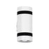 GloboStar® CANNONAL 60575 Φωτιστικό Τοίχου - Απλίκα Αρχιτεκτονικού Φωτισμού Εσωτερικού Χώρου Up & Down LED 10W 1150lm 30° AC 220-240V IP20 Μ5 x Π6.5 x Υ11cm - Θερμό Λευκό 2700K - Λευκό με Μαύρο - Bridgelux Chip - 3 Χρόνια Εγγύηση - ledmania.gr