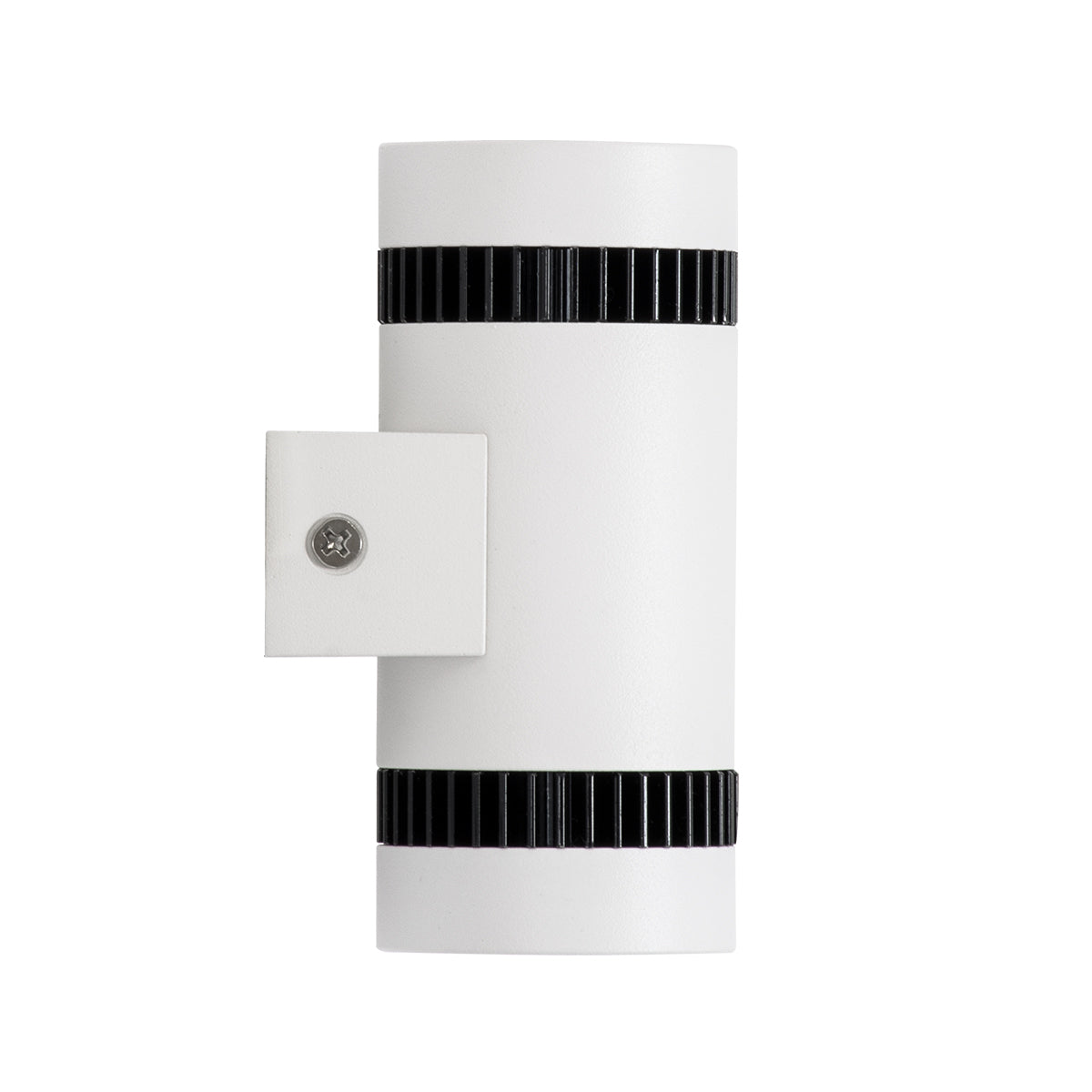 GloboStar® CANNONAL 60575 Φωτιστικό Τοίχου - Απλίκα Αρχιτεκτονικού Φωτισμού Εσωτερικού Χώρου Up & Down LED 10W 1150lm 30° AC 220-240V IP20 Μ5 x Π6.5 x Υ11cm - Θερμό Λευκό 2700K - Λευκό με Μαύρο - Bridgelux Chip - 3 Χρόνια Εγγύηση - ledmania.gr
