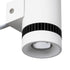 GloboStar® CANNONAL 60575 Φωτιστικό Τοίχου - Απλίκα Αρχιτεκτονικού Φωτισμού Εσωτερικού Χώρου Up & Down LED 10W 1150lm 30° AC 220-240V IP20 Μ5 x Π6.5 x Υ11cm - Θερμό Λευκό 2700K - Λευκό με Μαύρο - Bridgelux Chip - 3 Χρόνια Εγγύηση - ledmania.gr