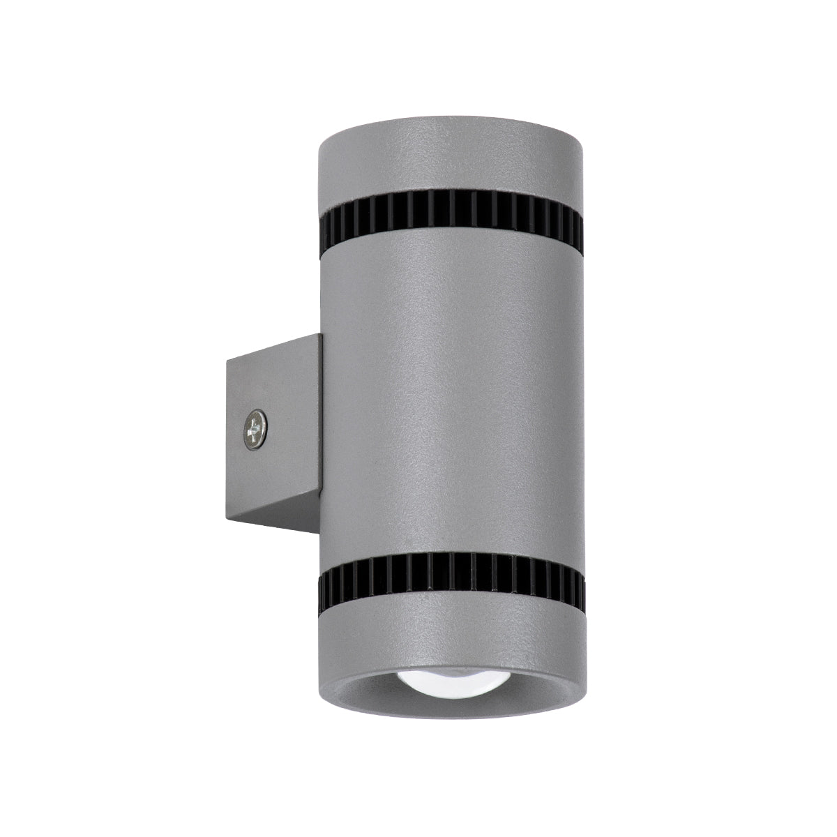 GloboStar® CANNONAL 60576 Φωτιστικό Τοίχου - Απλίκα Αρχιτεκτονικού Φωτισμού Εσωτερικού Χώρου Up & Down LED 10W 1150lm 30° AC 220-240V IP20 Μ5 x Π6.5 x Υ11cm - Θερμό Λευκό 2700K - Γκρι Ανθρακί με Μαύρο - Bridgelux Chip - 3 Χρόνια Εγγύηση - ledmania.gr
