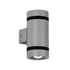 GloboStar® CANNONAL 60576 Φωτιστικό Τοίχου - Απλίκα Αρχιτεκτονικού Φωτισμού Εσωτερικού Χώρου Up & Down LED 10W 1150lm 30° AC 220-240V IP20 Μ5 x Π6.5 x Υ11cm - Θερμό Λευκό 2700K - Γκρι Ανθρακί με Μαύρο - Bridgelux Chip - 3 Χρόνια Εγγύηση - ledmania.gr