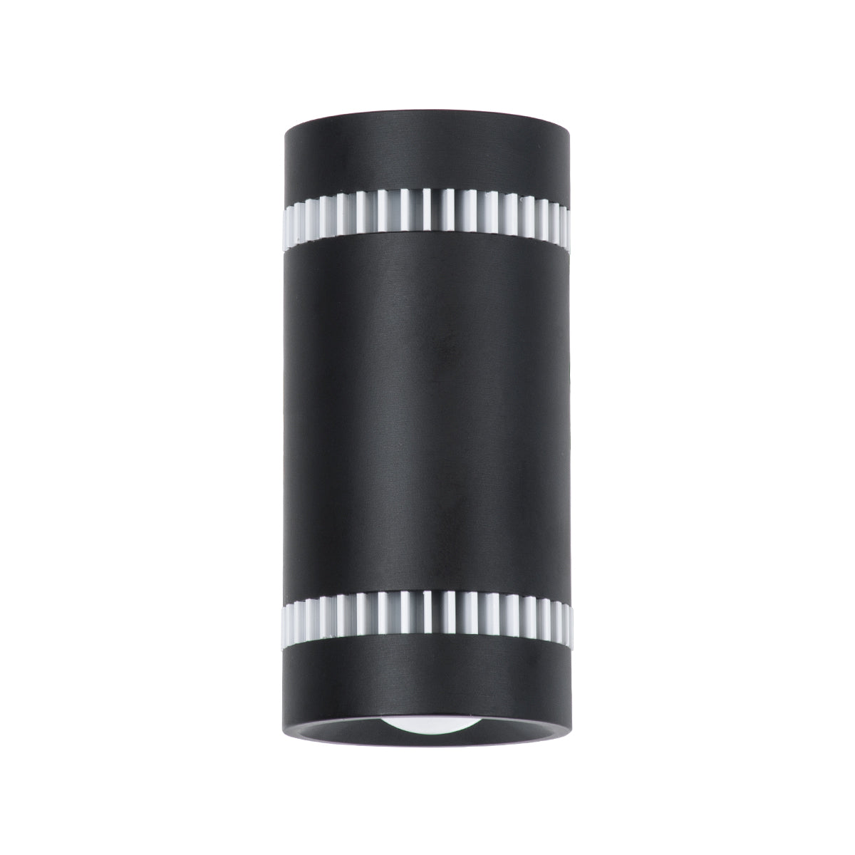 GloboStar® CANNONAL 60577 Φωτιστικό Τοίχου - Απλίκα Αρχιτεκτονικού Φωτισμού Εσωτερικού Χώρου Up & Down LED 10W 1150lm 30° AC 220-240V IP20 Μ5 x Π6.5 x Υ11cm - Θερμό Λευκό 2700K - Μαύρο με Λευκό - Bridgelux Chip - 3 Χρόνια Εγγύηση - ledmania.gr