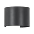 GloboStar® AXIS-R 60636 Φωτιστικό Τοίχου - Απλίκα Αρχιτεκτονικού Φωτισμού Εσωτερικού/Εξωτερικού Χώρου Up & Down LED 10W 1150lm 10 έως 60° AC 220-240V Αδιάβροχο IP65 Μ10 x Π10 x Υ10cm - Θερμό Λευκό 2700K - Γκρι Ανθρακί- Bridgelux Chip - 3 Years Warranty - ledmania.gr