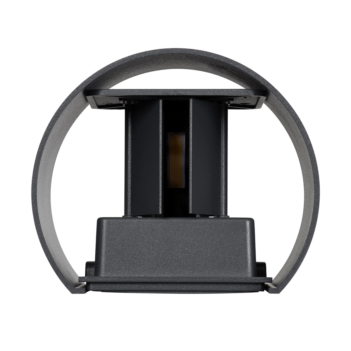 GloboStar® AXIS-R 60636 Φωτιστικό Τοίχου - Απλίκα Αρχιτεκτονικού Φωτισμού Εσωτερικού/Εξωτερικού Χώρου Up & Down LED 10W 1150lm 10 έως 60° AC 220-240V Αδιάβροχο IP65 Μ10 x Π10 x Υ10cm - Θερμό Λευκό 2700K - Γκρι Ανθρακί- Bridgelux Chip - 3 Years Warranty - ledmania.gr
