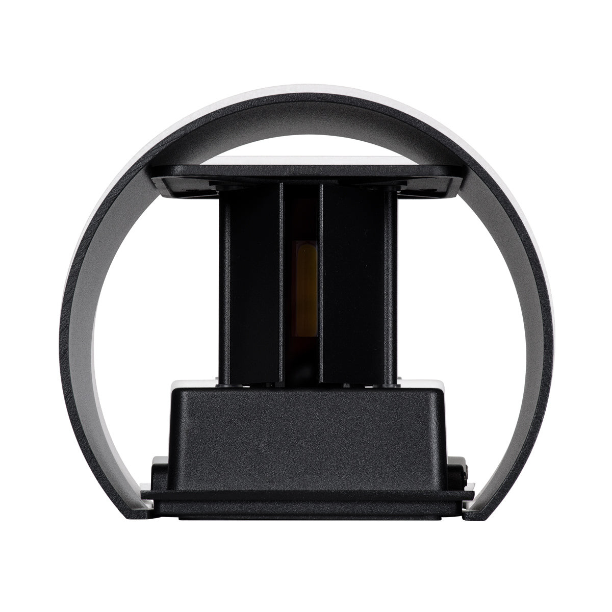GloboStar® AXIS-R 60640 Φωτιστικό Τοίχου - Απλίκα Αρχιτεκτονικού Φωτισμού Εσωτερικού/Εξωτερικού Χώρου Up & Down LED 10W 1200lm 10 έως 60° AC 220-240V Αδιάβροχο IP65 Μ10 x Π10 x Υ10cm - Φυσικό Λευκό 4500K - Μαύρο - Bridgelux Chip - 3 Years Warranty - ledmania.gr