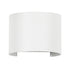 GloboStar® AXIS-R 60641 Φωτιστικό Τοίχου - Απλίκα Αρχιτεκτονικού Φωτισμού Εσωτερικού/Εξωτερικού Χώρου Up & Down LED 10W 1250lm 10 έως 60° AC 220-240V Αδιάβροχο IP65 Μ10 x Π10 x Υ10cm - Ψυχρό Λευκό 6000K - Λευκό - Bridgelux Chip - 3 Years Warranty - ledmania.gr