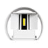 GloboStar® AXIS-R 60641 Φωτιστικό Τοίχου - Απλίκα Αρχιτεκτονικού Φωτισμού Εσωτερικού/Εξωτερικού Χώρου Up & Down LED 10W 1250lm 10 έως 60° AC 220-240V Αδιάβροχο IP65 Μ10 x Π10 x Υ10cm - Ψυχρό Λευκό 6000K - Λευκό - Bridgelux Chip - 3 Years Warranty - ledmania.gr