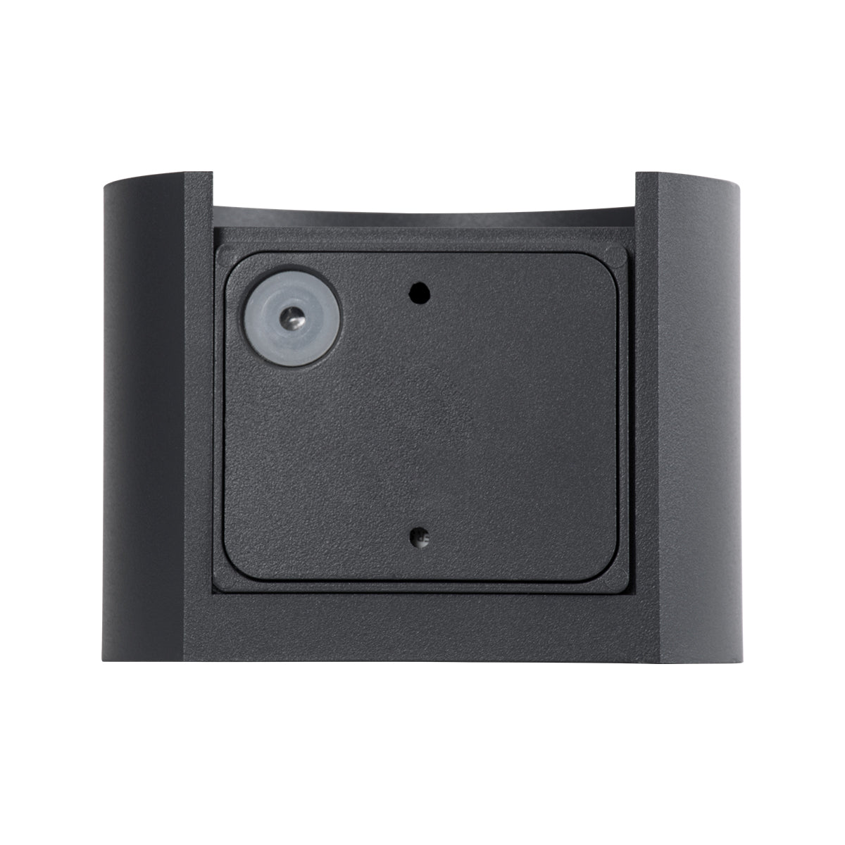 GloboStar® AXIS-R 60642 Φωτιστικό Τοίχου - Απλίκα Αρχιτεκτονικού Φωτισμού Εσωτερικού/Εξωτερικού Χώρου Up & Down LED 10W 1250lm 10 έως 60° AC 220-240V Αδιάβροχο IP65 Μ10 x Π10 x Υ10cm - Ψυχρό Λευκό 6000K - Γκρι Ανθρακί- Bridgelux Chip - 3 Years Warranty - ledmania.gr