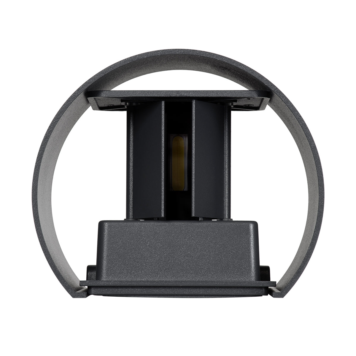 GloboStar® AXIS-R 60642 Φωτιστικό Τοίχου - Απλίκα Αρχιτεκτονικού Φωτισμού Εσωτερικού/Εξωτερικού Χώρου Up & Down LED 10W 1250lm 10 έως 60° AC 220-240V Αδιάβροχο IP65 Μ10 x Π10 x Υ10cm - Ψυχρό Λευκό 6000K - Γκρι Ανθρακί- Bridgelux Chip - 3 Years Warranty - ledmania.gr