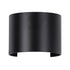 GloboStar® AXIS-R 60643 Φωτιστικό Τοίχου - Απλίκα Αρχιτεκτονικού Φωτισμού Εσωτερικού/Εξωτερικού Χώρου Up & Down LED 10W 1250lm 10 έως 60° AC 220-240V Αδιάβροχο IP65 Μ10 x Π10 x Υ10cm - Ψυχρό Λευκό 6000K - Μαύρο - Bridgelux Chip - 3 Years Warranty - ledmania.gr