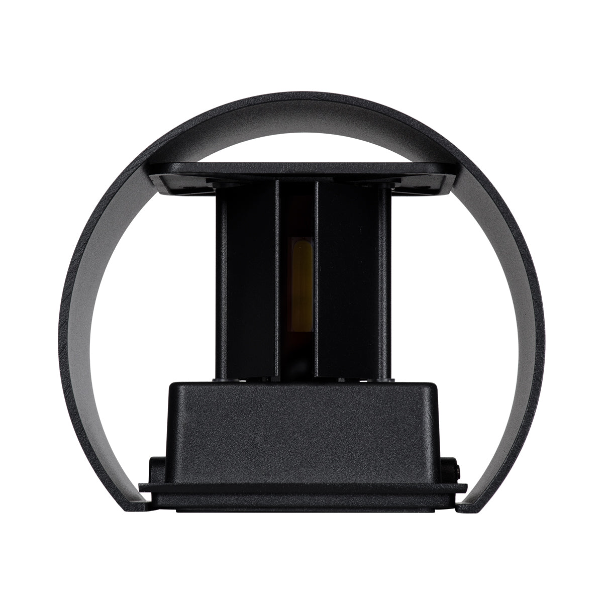 GloboStar® AXIS-R 60643 Φωτιστικό Τοίχου - Απλίκα Αρχιτεκτονικού Φωτισμού Εσωτερικού/Εξωτερικού Χώρου Up & Down LED 10W 1250lm 10 έως 60° AC 220-240V Αδιάβροχο IP65 Μ10 x Π10 x Υ10cm - Ψυχρό Λευκό 6000K - Μαύρο - Bridgelux Chip - 3 Years Warranty - ledmania.gr