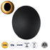 GloboStar® HELIO-R 60661 Φωτιστικό Τοίχου - Απλίκα Αρχιτεκτονικού Φωτισμού Εξωτερικού Χώρου LED 12W 1380lm 120° x 360° AC 220-240V Αδιάβροχο IP65 Φ26 x Π5cm - Θερμό Λευκό 2700K - Μαύρο - Στρόγγυλο - Bridgelux Chip - 3 Years Warranty - ledmania.gr