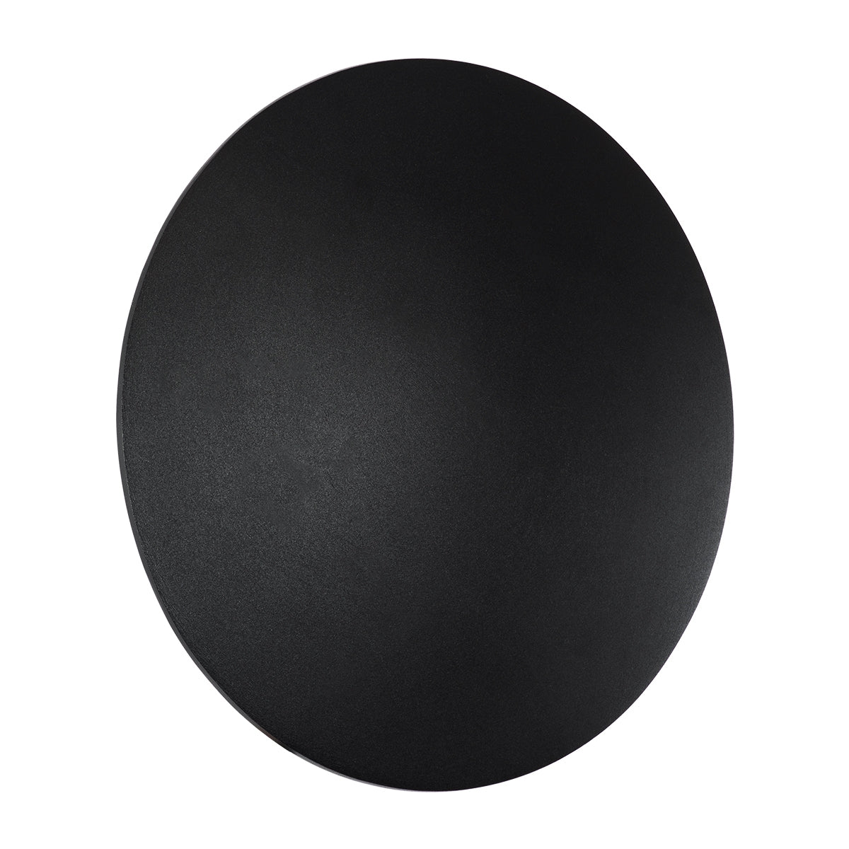 GloboStar® HELIO-R 60661 Φωτιστικό Τοίχου - Απλίκα Αρχιτεκτονικού Φωτισμού Εξωτερικού Χώρου LED 12W 1380lm 120° x 360° AC 220-240V Αδιάβροχο IP65 Φ26 x Π5cm - Θερμό Λευκό 2700K - Μαύρο - Στρόγγυλο - Bridgelux Chip - 3 Years Warranty - ledmania.gr