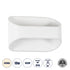 GloboStar® EDEN 60665 Φωτιστικό Τοίχου - Απλίκα Αρχιτεκτονικού Φωτισμού Εσωτερικού Χώρου Up & Down LED 10W 1000lm 60° AC 220-240V IP20 Μ16 x Π10.5 x Υ9cm - Φυσικό Λευκό 4500K - Λευκό - Bridgelux Chip - ledmania.gr