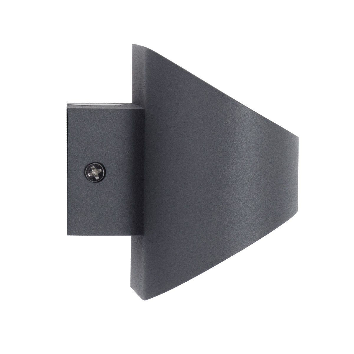GloboStar® EDEN 60667 Φωτιστικό Τοίχου - Απλίκα Αρχιτεκτονικού Φωτισμού Εσωτερικού Χώρου Up & Down LED 10W 1000lm 60° AC 220-240V IP20 Μ16 x Π10.5 x Υ9cm - Φυσικό Λευκό 4500K - Γκρι Ανθρακί - Bridgelux Chip - ledmania.gr