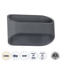 GloboStar® EDEN 60667 Φωτιστικό Τοίχου - Απλίκα Αρχιτεκτονικού Φωτισμού Εσωτερικού Χώρου Up & Down LED 10W 1000lm 60° AC 220-240V IP20 Μ16 x Π10.5 x Υ9cm - Φυσικό Λευκό 4500K - Γκρι Ανθρακί - Bridgelux Chip - ledmania.gr