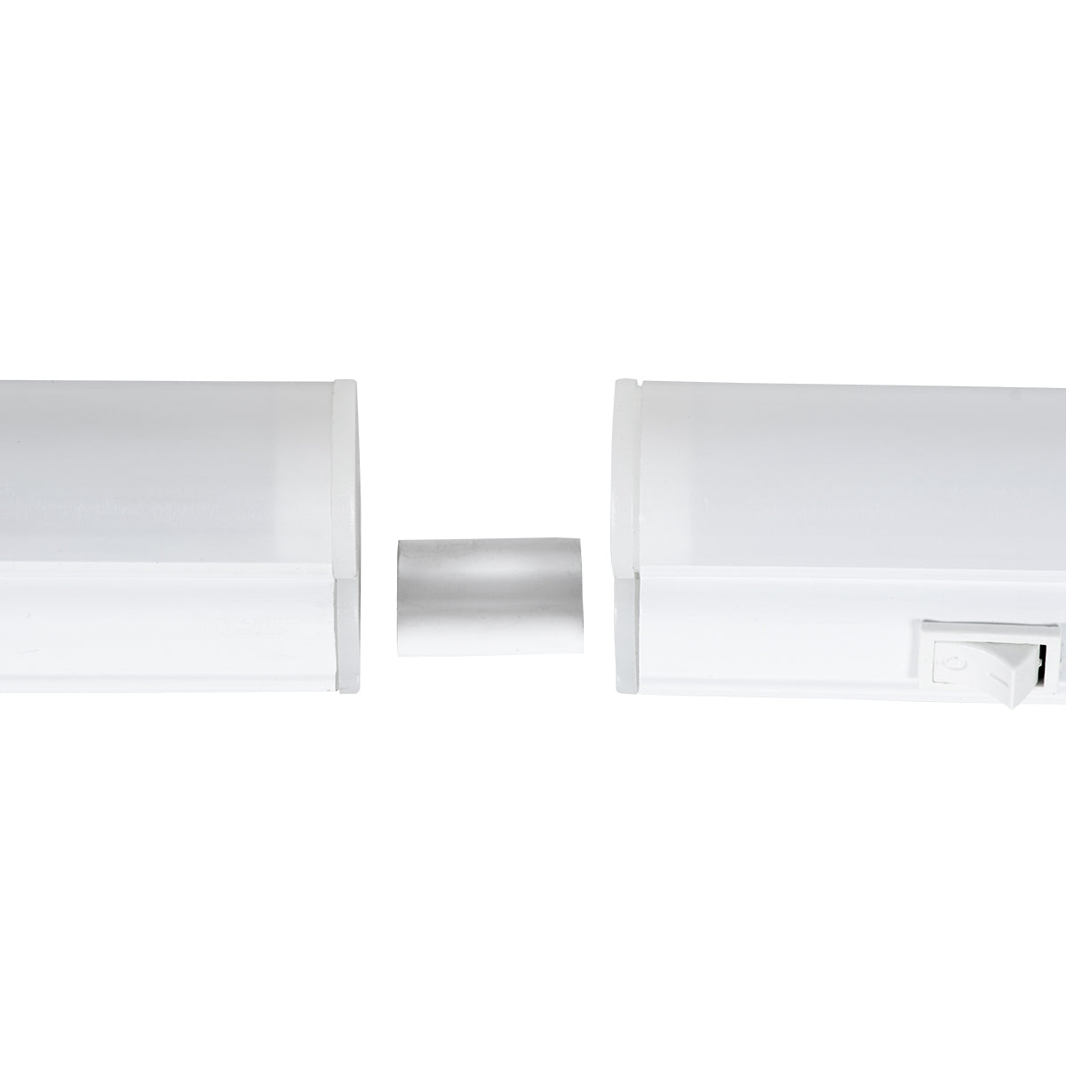 GloboStar® TUBO 60786 Γραμμικό Φωτιστικό Οροφής Linear LED Τύπου T5 Επεκτεινόμενο 5.5W 528lm 180° AC 220-240V IP20 Πάγκου Κουζίνας με Διακόπτη On/Off Μ30 x Π2.2 x Υ3.5cm Θερμό Λευκό 2700K - Λευκό - 3 Years Warranty - ledmania.gr