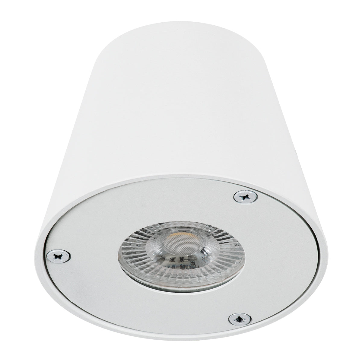 GloboStar® GARDENIA 60793 Φωτιστικό Τοίχου - Απλίκα Αρχιτεκτονικού Φωτισμού Εσωτερικού/Εξωτερικού Χώρου Up or Down Μονόφωτο 1 x GU10 AC220-240V Αδιάβροχο IP65 - Σώμα Αλουμινίου & Tempered Glass - Μ9.5 x Π13 x Υ7.7cm - Λευκό - 5 Years Warranty - ledmania.gr