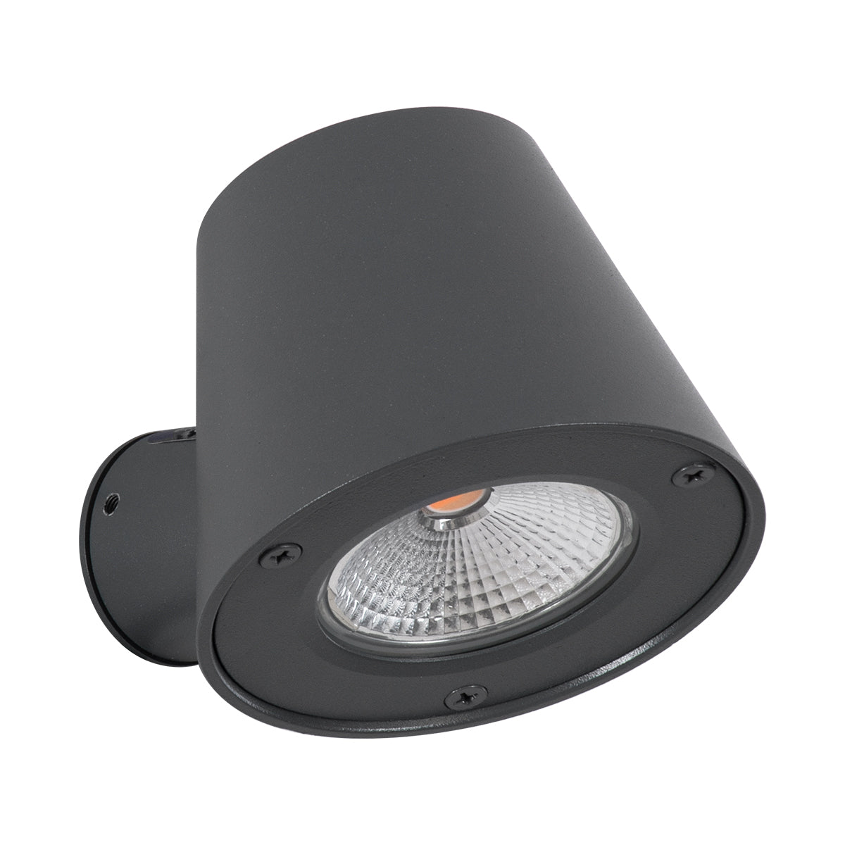 GloboStar® GARDENIA 60798 Φωτιστικό Τοίχου - Απλίκα Αρχιτεκτονικού Φωτισμού Εσωτερικού/Εξωτερικού Χώρου Up or Down LED 7W 700lm 60° AC220-240V Αδιάβροχο IP65 - Σώμα Αλουμινίου & Tempered Glass - Μ9.5 x Π13 x Υ7.7cm - Θερμό Λευκό 2700K - Γκρι Ανθρακί - ... - ledmania.gr