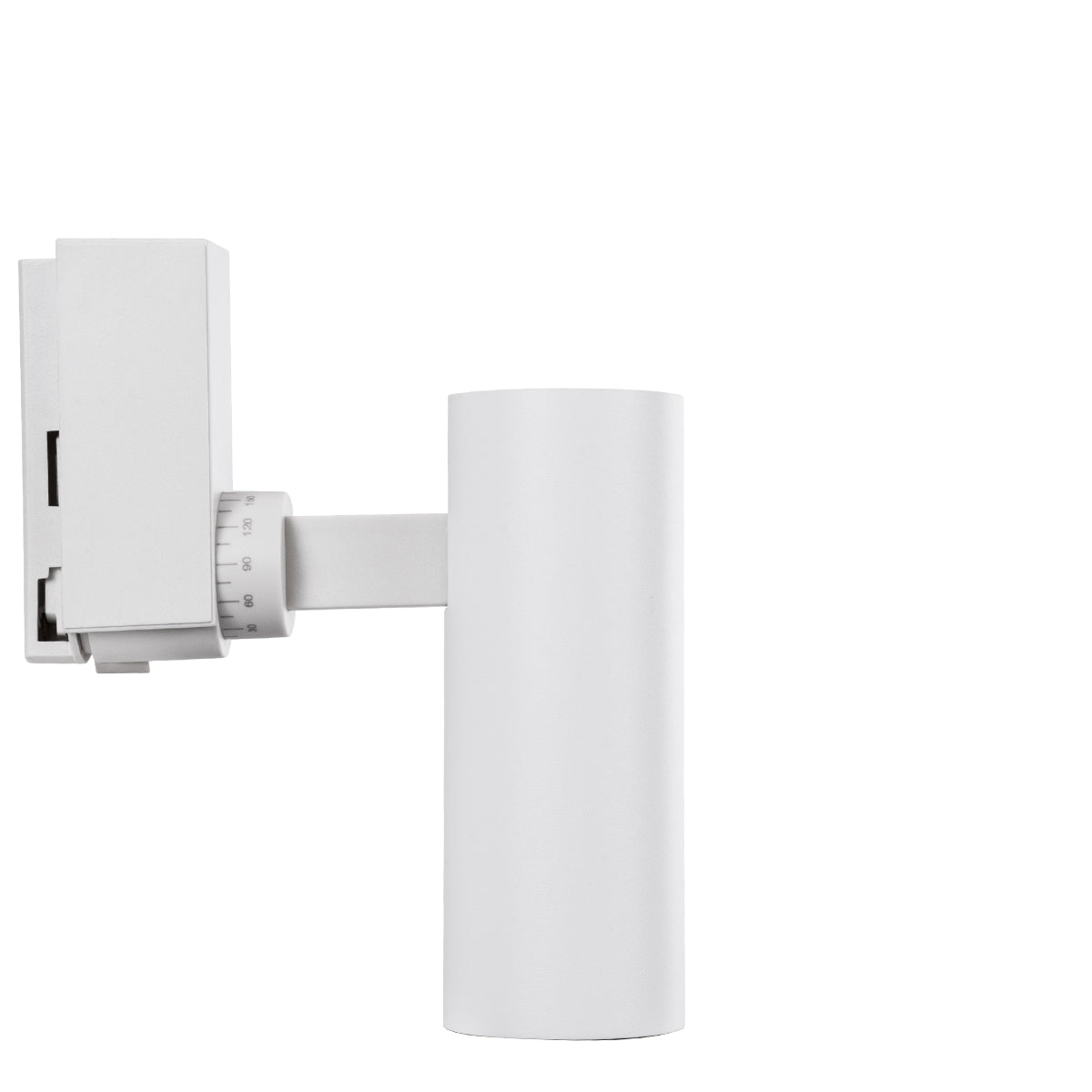 GloboStar® LUGANO 60801 Μονοφασικό Φωτιστικό Σποτ Ράγας LED 10W 1250lm 36° Acrylic HQ LENS AC 220-240V IP20 Φ4.5 x Υ19cm Φυσικό Λευκό 4500K - EUROTRACK® System 1L+1N - Λευκό - Bridgelux Chip - TÜV Certified Driver - 5 Χρόνια Εγγύηση - ledmania.gr
