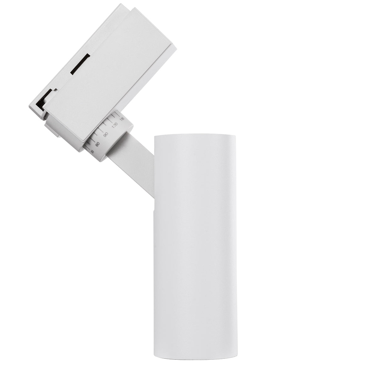 GloboStar® LUGANO 60801 Μονοφασικό Φωτιστικό Σποτ Ράγας LED 10W 1250lm 36° Acrylic HQ LENS AC 220-240V IP20 Φ4.5 x Υ19cm Φυσικό Λευκό 4500K - EUROTRACK® System 1L+1N - Λευκό - Bridgelux Chip - TÜV Certified Driver - 5 Χρόνια Εγγύηση - ledmania.gr