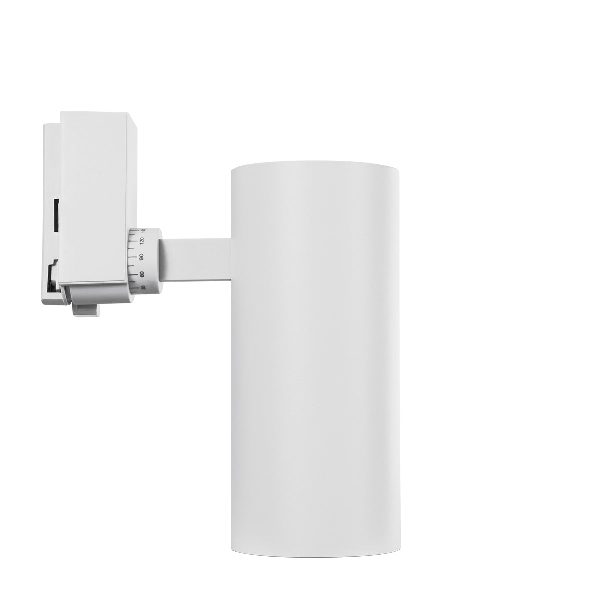 GloboStar® LUGANO 60812 Μονοφασικό Φωτιστικό Σποτ Ράγας LED 30W 3900lm 36° Acrylic HQ LENS AC 220-240V IP20 Φ7.5 x Υ22.7cm Ψυχρό Λευκό 6000K - EUROTRACK® System 1L+1N - Λευκό - Bridgelux Chip - TÜV Certified Driver - 5 Χρόνια Εγγύηση - ledmania.gr
