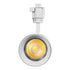 GloboStar® LUGANO 60812 Μονοφασικό Φωτιστικό Σποτ Ράγας LED 30W 3900lm 36° Acrylic HQ LENS AC 220-240V IP20 Φ7.5 x Υ22.7cm Ψυχρό Λευκό 6000K - EUROTRACK® System 1L+1N - Λευκό - Bridgelux Chip - TÜV Certified Driver - 5 Χρόνια Εγγύηση - ledmania.gr