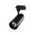 GloboStar® LUGANO 60816 Μονοφασικό Φωτιστικό Σποτ Ράγας LED 30W 3750lm 36° Acrylic HQ LENS AC 220-240V IP20 Φ7.5 x Υ22.7cm Φυσικό Λευκό 4500K - EUROTRACK® System 1L+1N - Μαύρο - Bridgelux Chip - TÜV Certified Driver - 5 Χρόνια Εγγύηση - ledmania.gr
