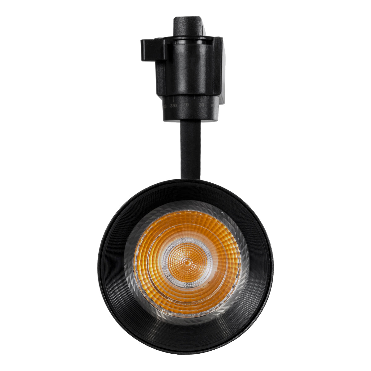 GloboStar® LUGANO 60816 Μονοφασικό Φωτιστικό Σποτ Ράγας LED 30W 3750lm 36° Acrylic HQ LENS AC 220-240V IP20 Φ7.5 x Υ22.7cm Φυσικό Λευκό 4500K - EUROTRACK® System 1L+1N - Μαύρο - Bridgelux Chip - TÜV Certified Driver - 5 Χρόνια Εγγύηση - ledmania.gr