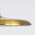 GloboStar® BARON 60887 Κρεμαστή Πλαφονιέρα Οροφής LED CCT 24W 2880lm 120° AC 220-240V - Εναλλαγή Φωτισμού μέσω Διακόπτη On/Off All In One Ψυχρό 6000k+Φυσικό 4500k+Θερμό 2700k Φ40 x Υ10cm - Χρυσό Πλατίνα - 3 Years Warranty - ledmania.gr