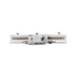GloboStar® 2L-EUROTRACK 60910 Αντάπτορας +(Σταυρός) - Μονοφασικός 2 Καλωδίων για όλες τις Ράγες EUROTRACK AC 220-240V IP20 Μ10.7 x Π10.7 x Υ1.5cm - EUROTRACK® System 1L+1N - Θερμοπλαστικό - Λευκό - 5 Χρόνια Εγγύηση - ledmania.gr