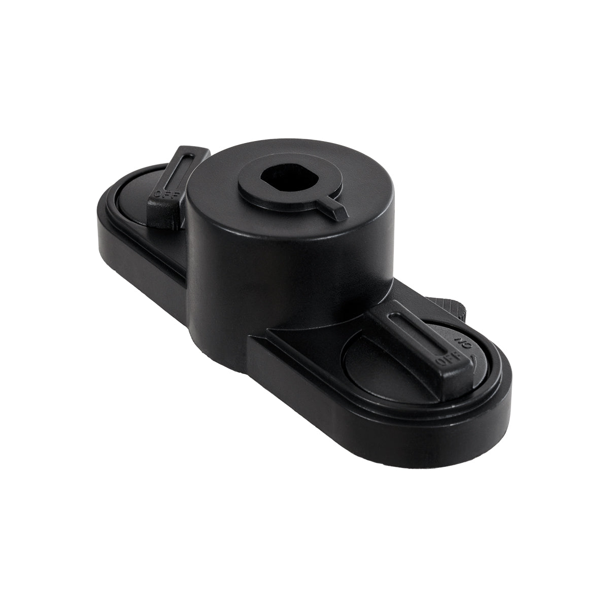 GloboStar® 2L-EUROTRACK 60911 Αντάπτορας Κρέμασης Φωτιστικού - Μονοφασικός 2 Καλωδίων για όλες τις Ράγες EUROTRACK AC 220-240V IP20 Μ10 x Π4 x Υ3.2cm - EUROTRACK® System 1L+1N - Θερμοπλαστικό - Μαύρο - 5 Χρόνια Εγγύηση - ledmania.gr