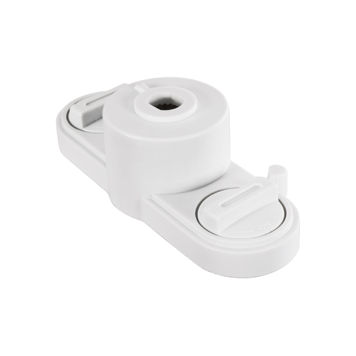 GloboStar® 2L-EUROTRACK 60912 Αντάπτορας Κρέμασης Φωτιστικού - Μονοφασικός 2 Καλωδίων για όλες τις Ράγες EUROTRACK AC 220-240V IP20 Μ10 x Π4 x Υ3.2cm - EUROTRACK® System 1L+1N - Θερμοπλαστικό - Λευκό - 5 Χρόνια Εγγύηση - ledmania.gr